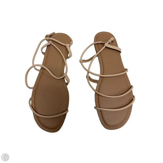 Sandals Flats By Old Navy In Tan, Size: 11