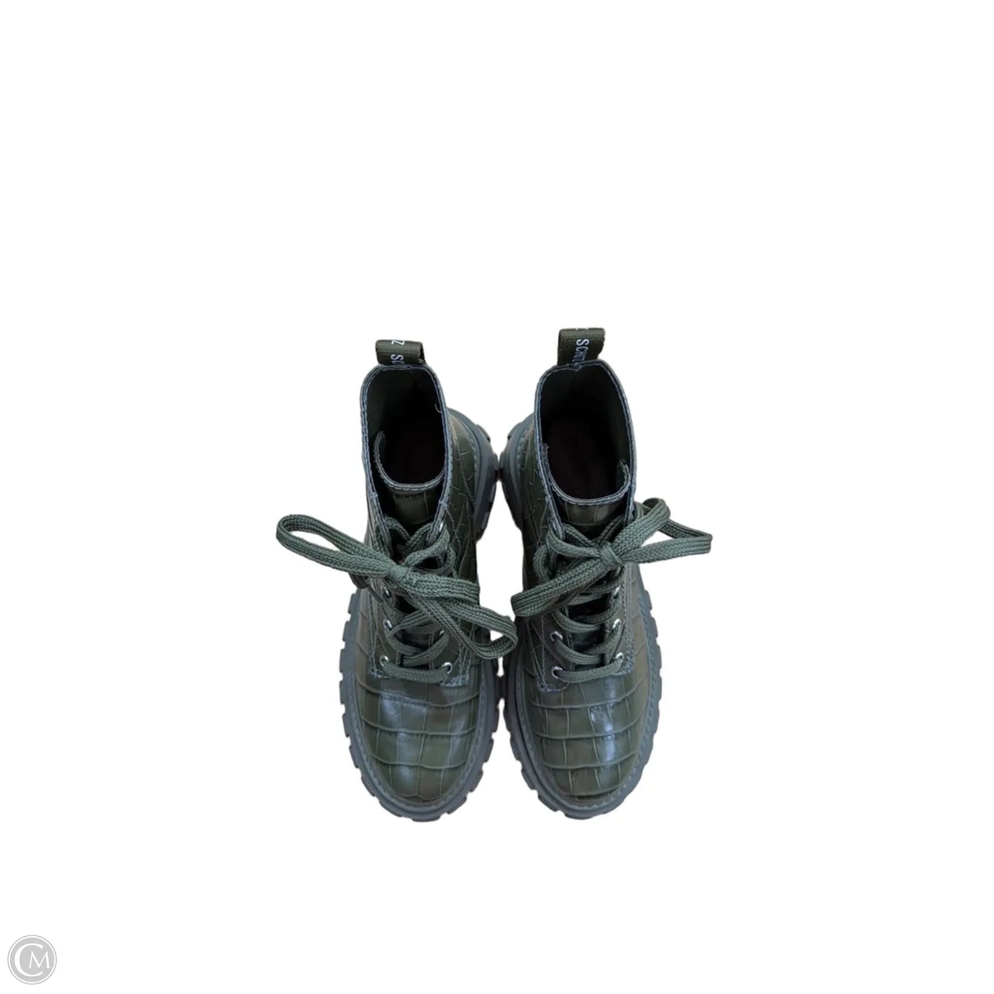 Boots Combat By Schutz In Green, Size: 8