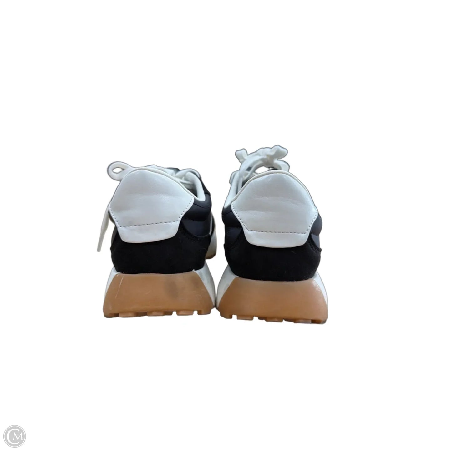 Shoes Sneakers By Steve Madden In Black & White, Size: 8