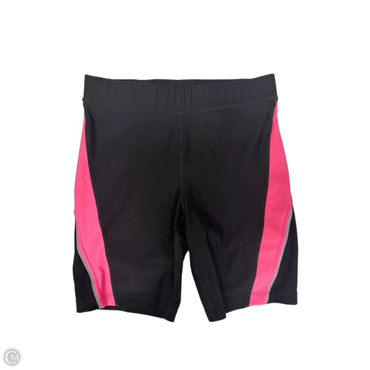 Athletic Shorts By Xersion In Black & Pink, Size: S