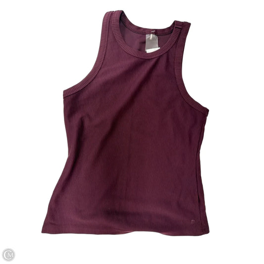 Athletic Tank Top By Calia In Maroon, Size: S