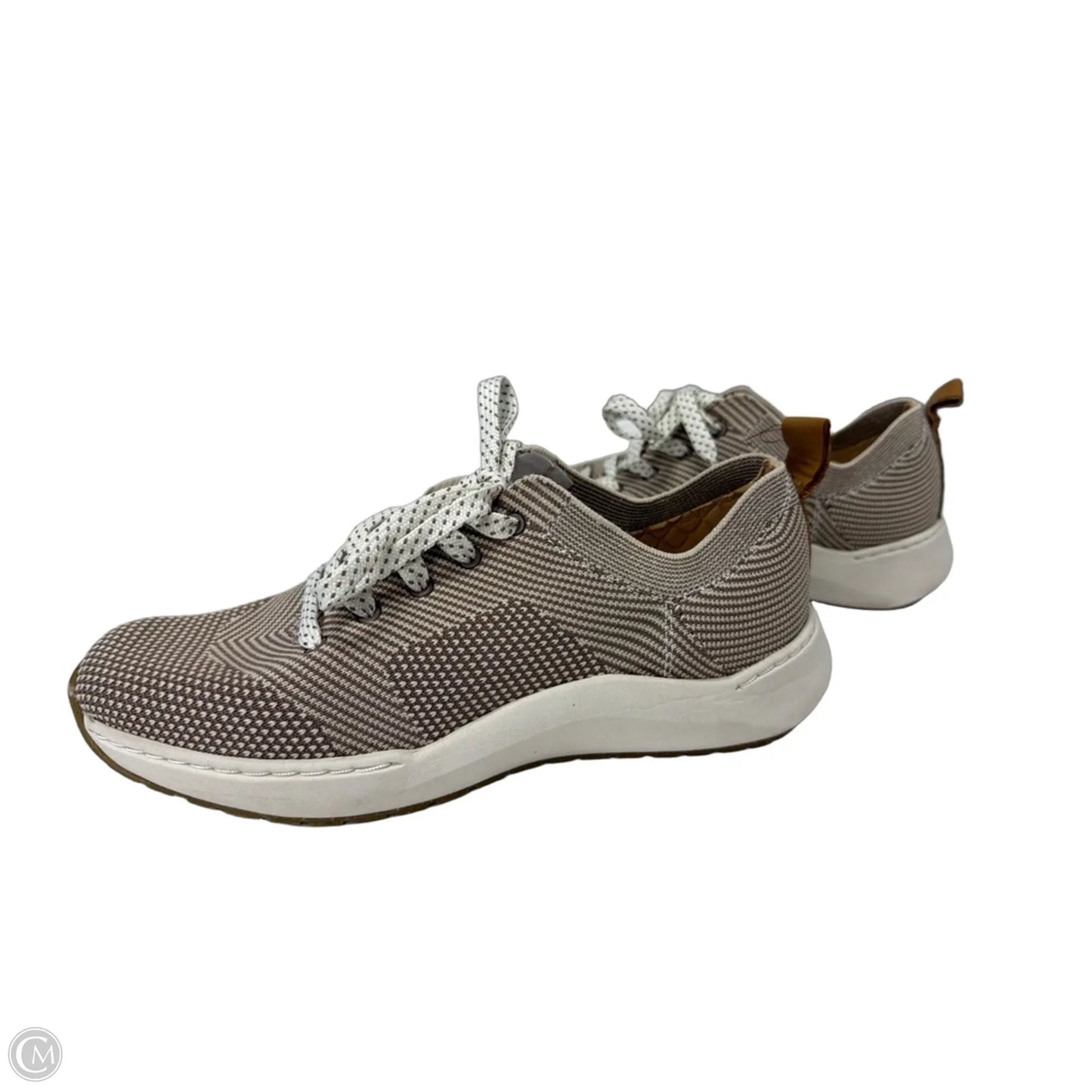Shoes Sneakers By Clothes Mentor In Brown & Cream, Size: 8.5
