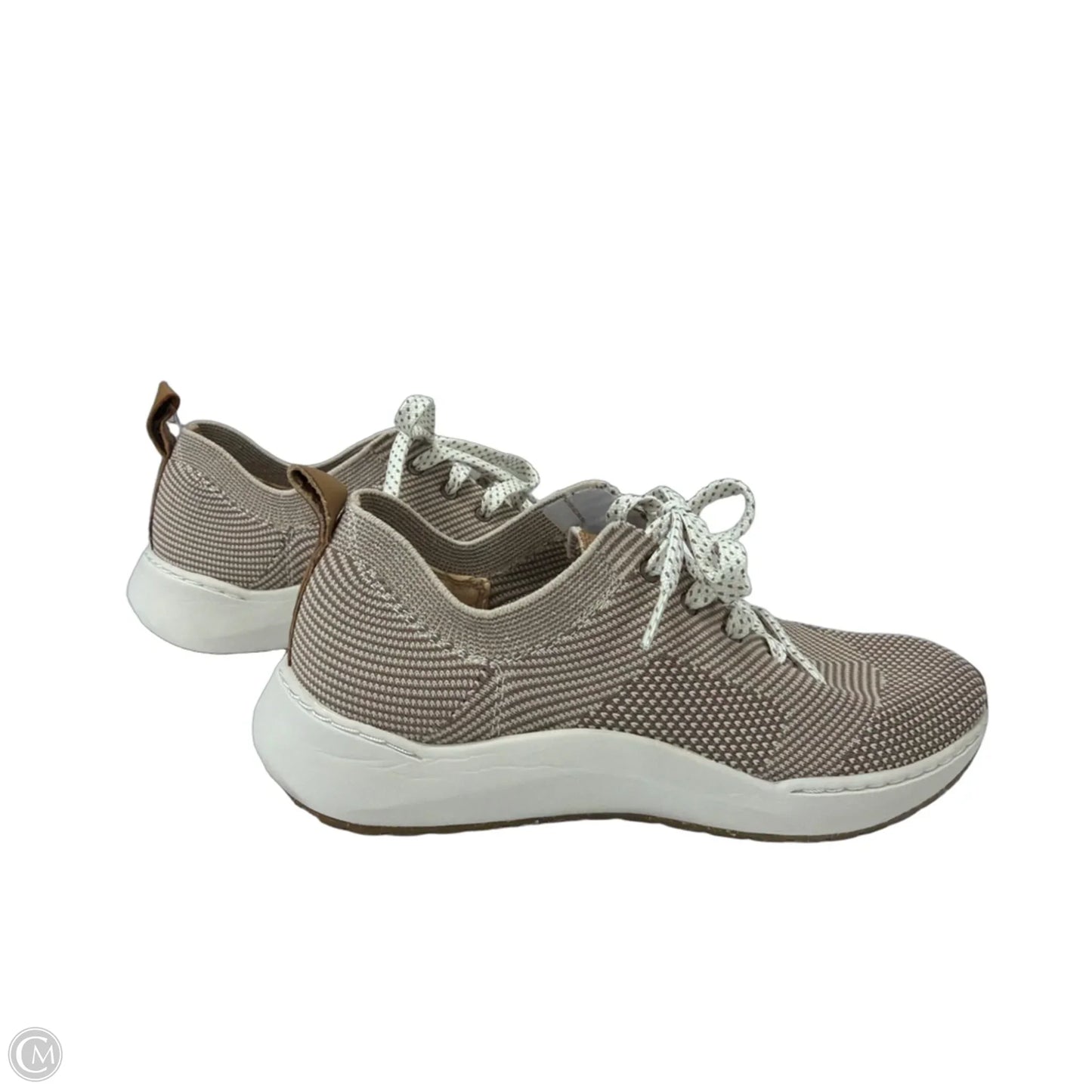 Shoes Sneakers By Clothes Mentor In Brown & Cream, Size: 8.5
