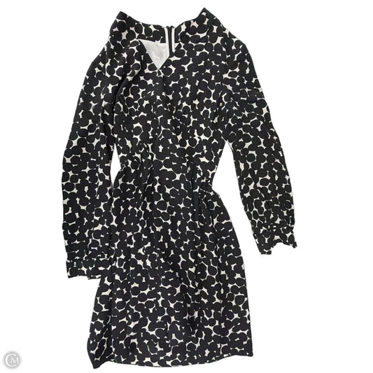 Dress Designer By Kate Spade In Black & White, Size: S