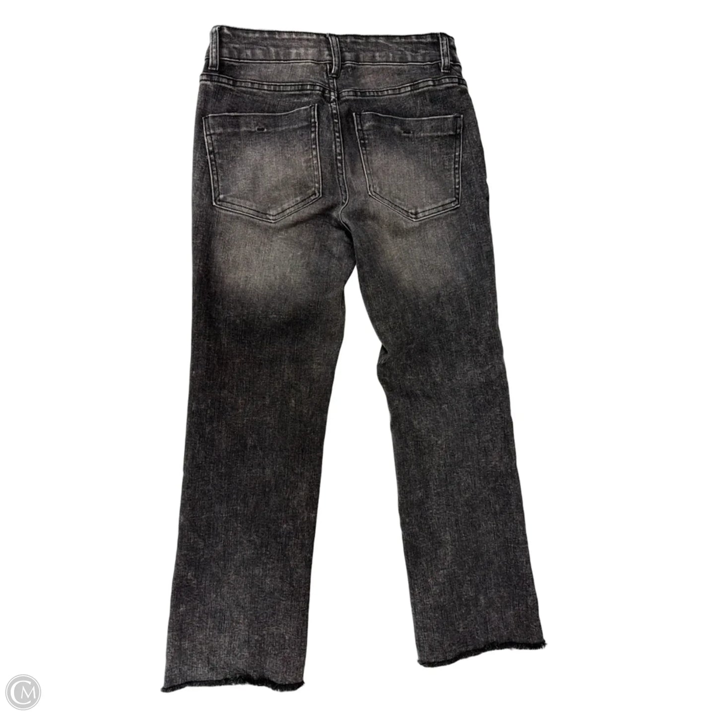 Jeans Straight By Oat In Black Denim, Size: 0