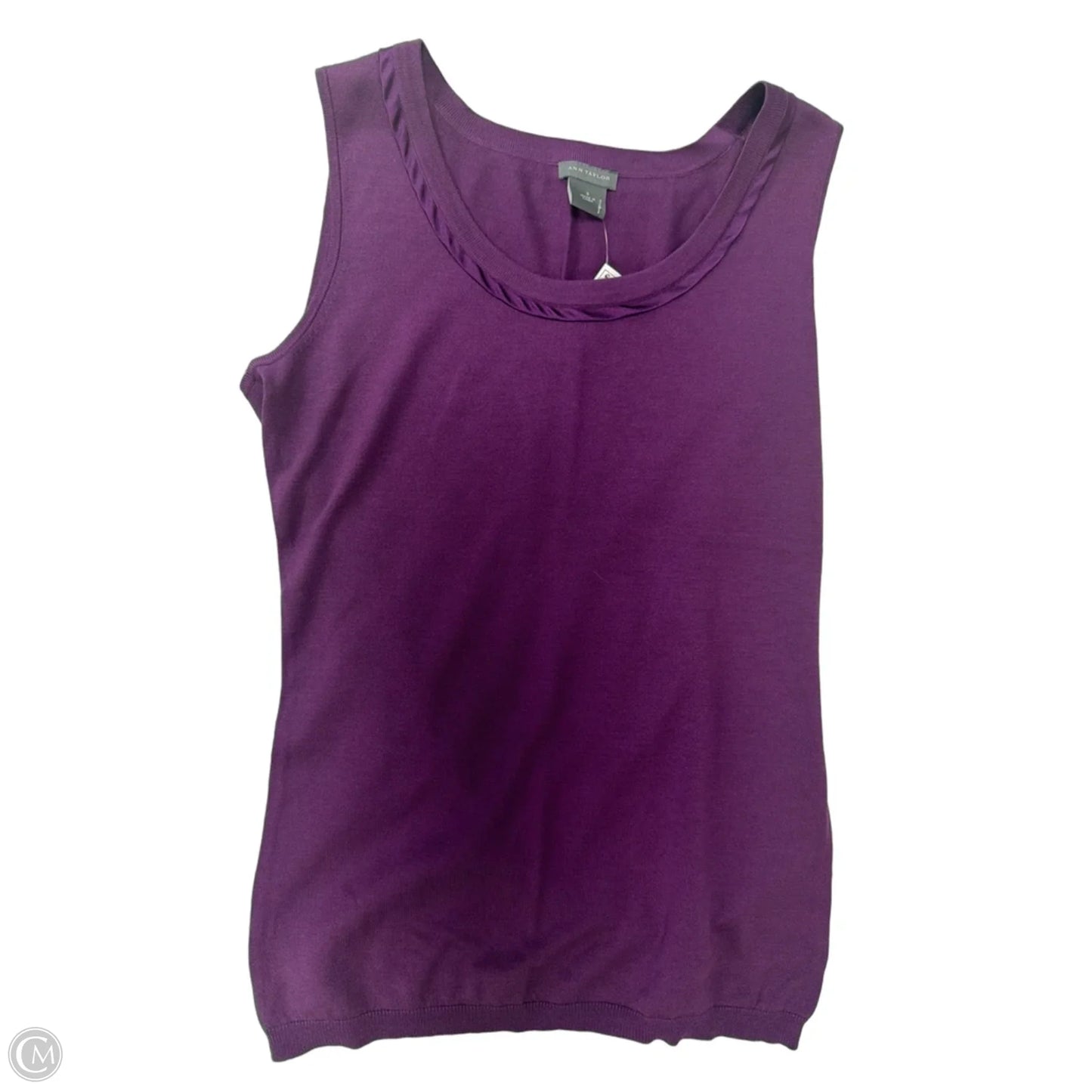 Tank Top By Ann Taylor In Purple, Size: S