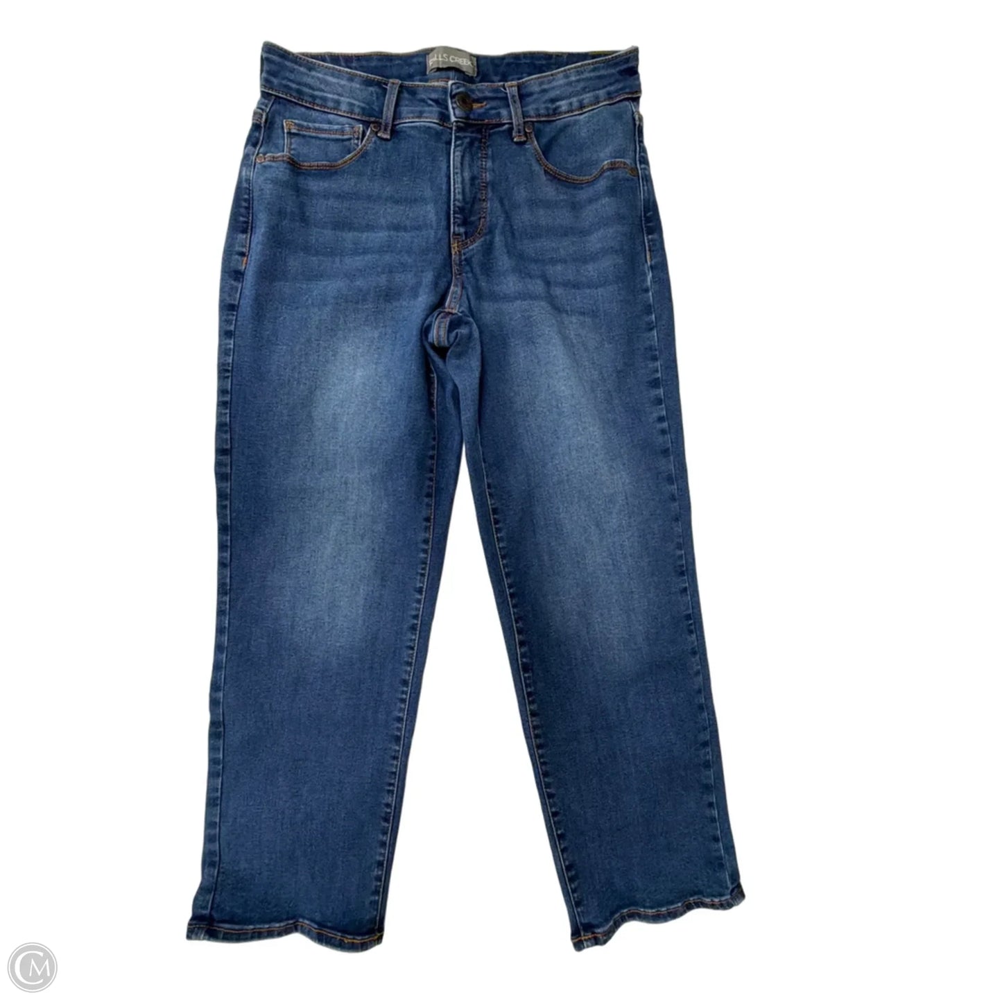 Jeans Straight By Falls Creek In Blue Denim, Size: 8