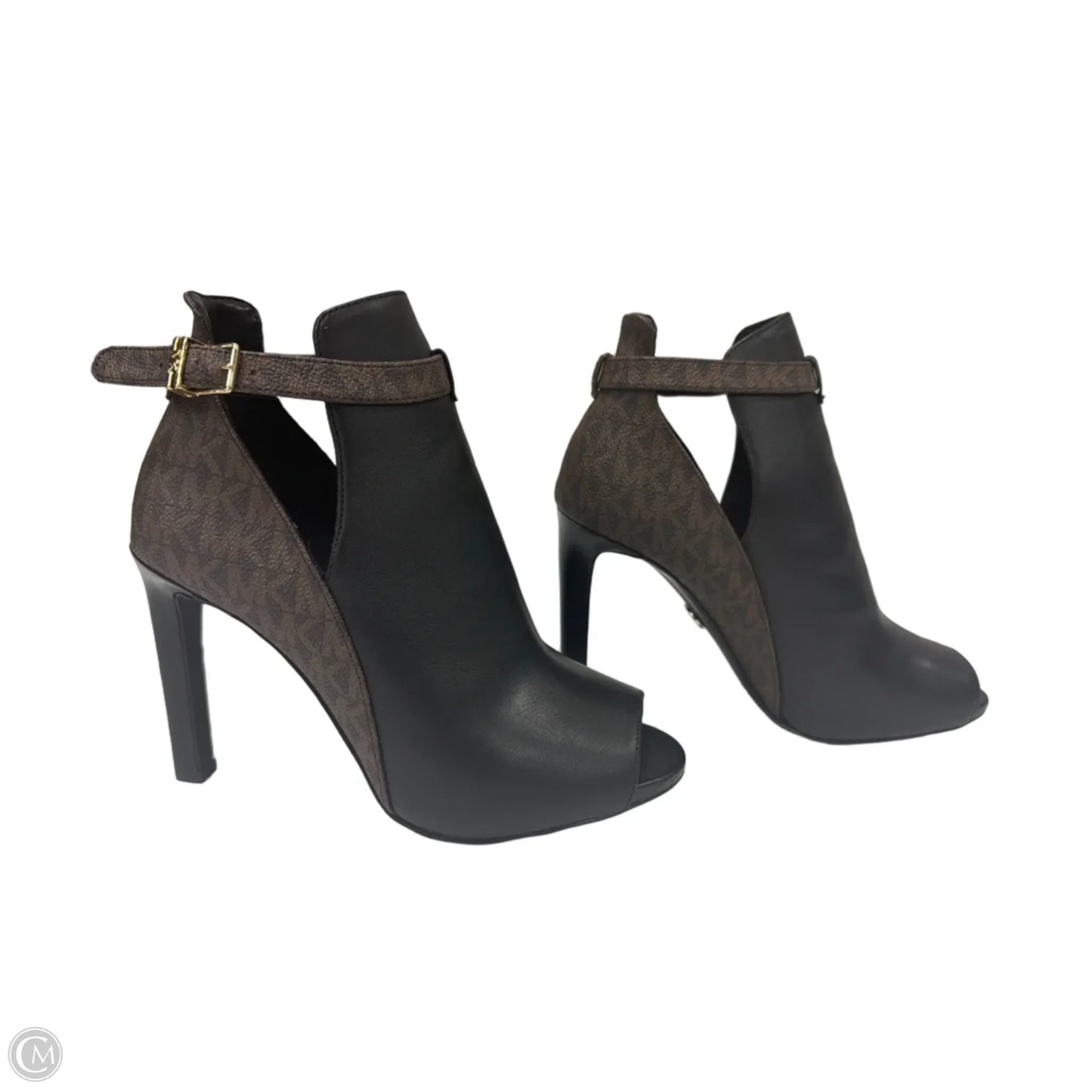 Sandals Designer By Michael Kors In Black & Brown, Size: 6