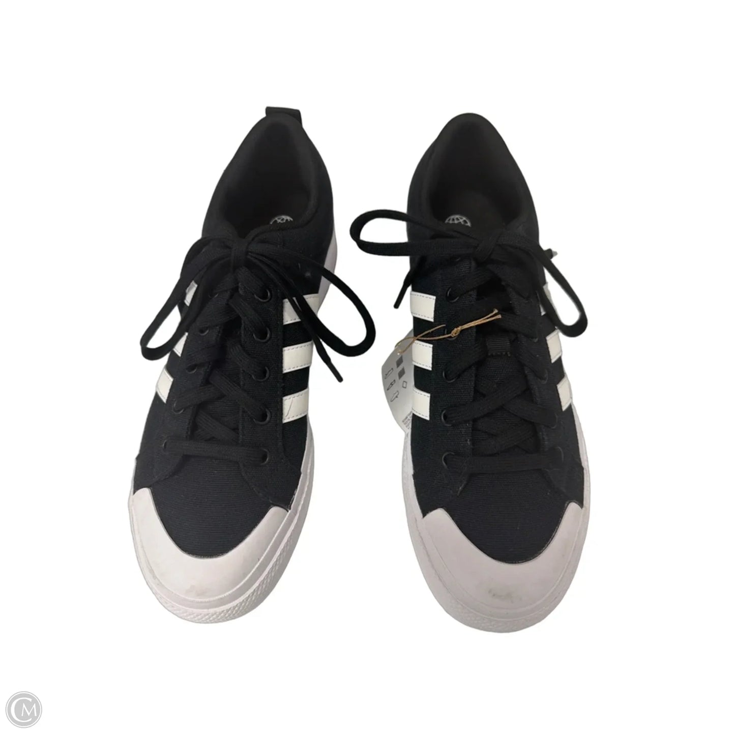 Shoes Athletic By Adidas In Black & White, Size: 10