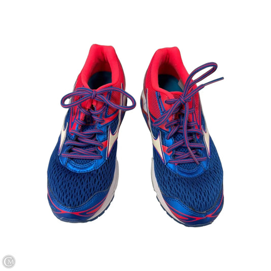 Shoes Athletic By Clothes Mentor In Blue & Pink, Size: 7