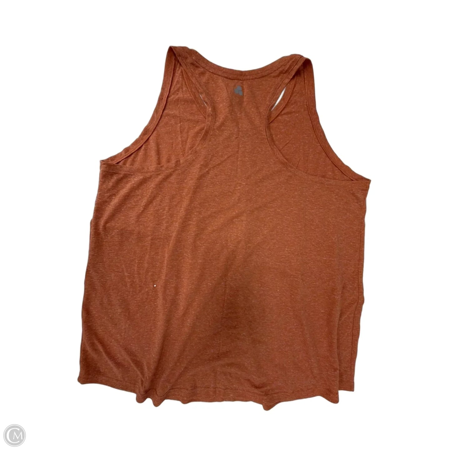 Athletic Tank Top By Tek Gear In Orange, Size: 2x