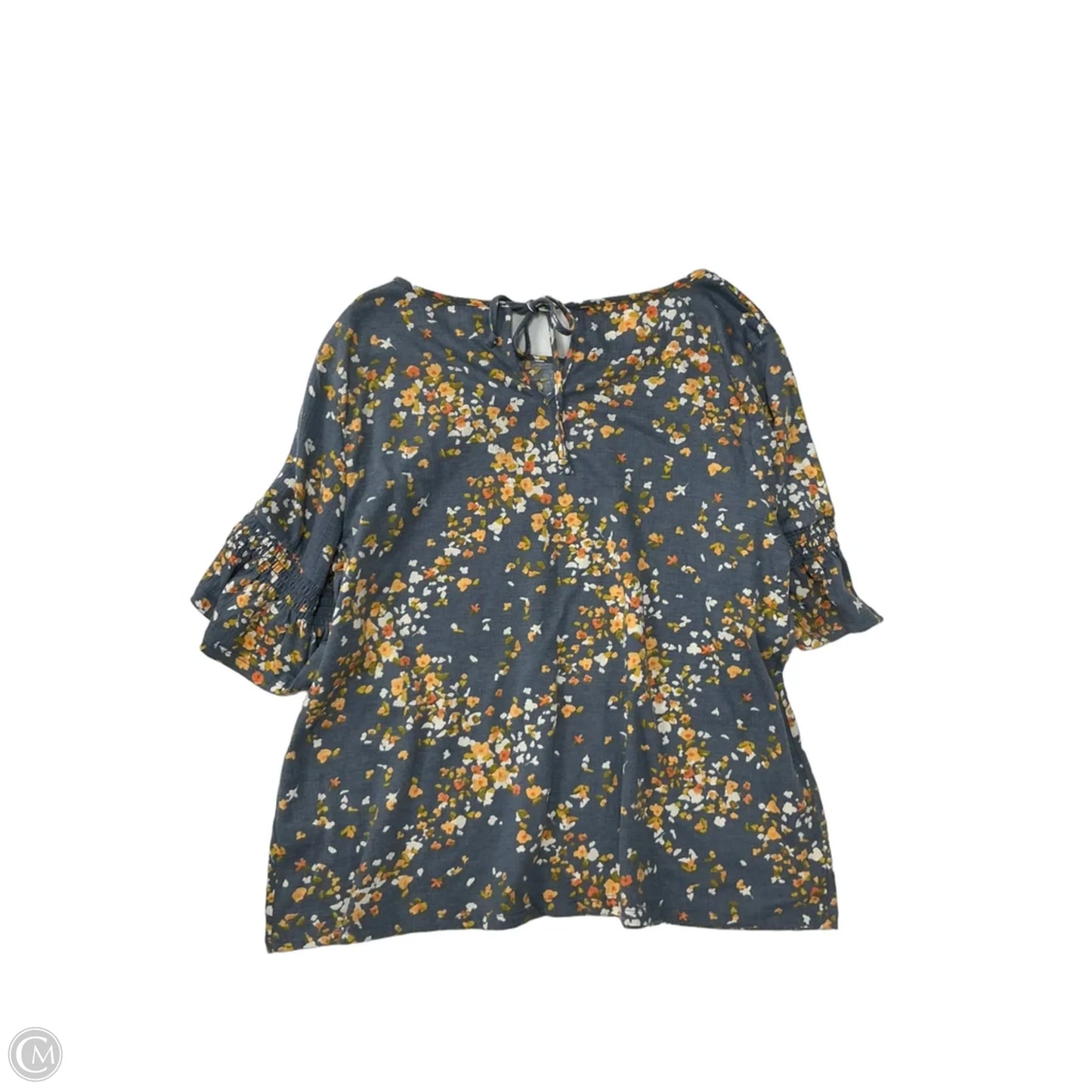 Top Short Sleeve By Lc Lauren Conrad In Floral Print, Size: Xl
