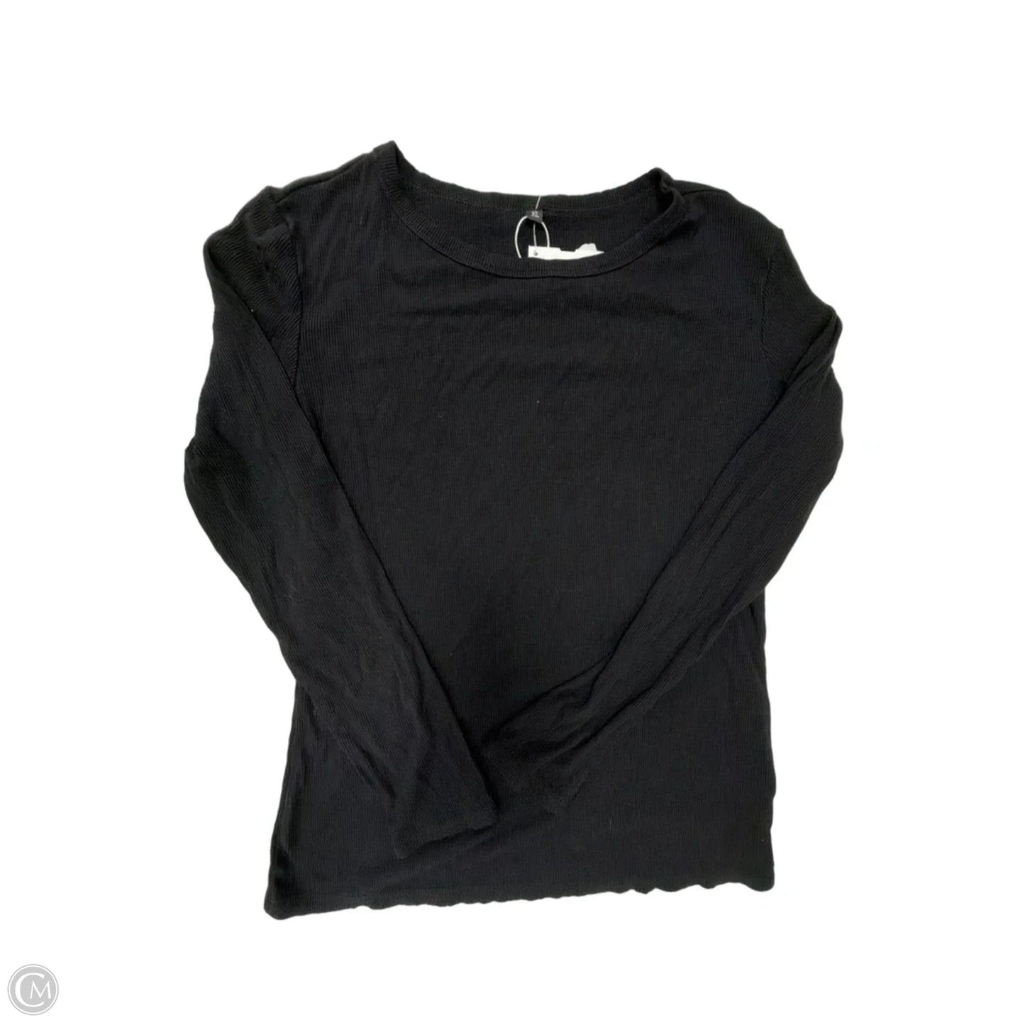 Top Long Sleeve Basic By Clothes Mentor In Black, Size: Xl