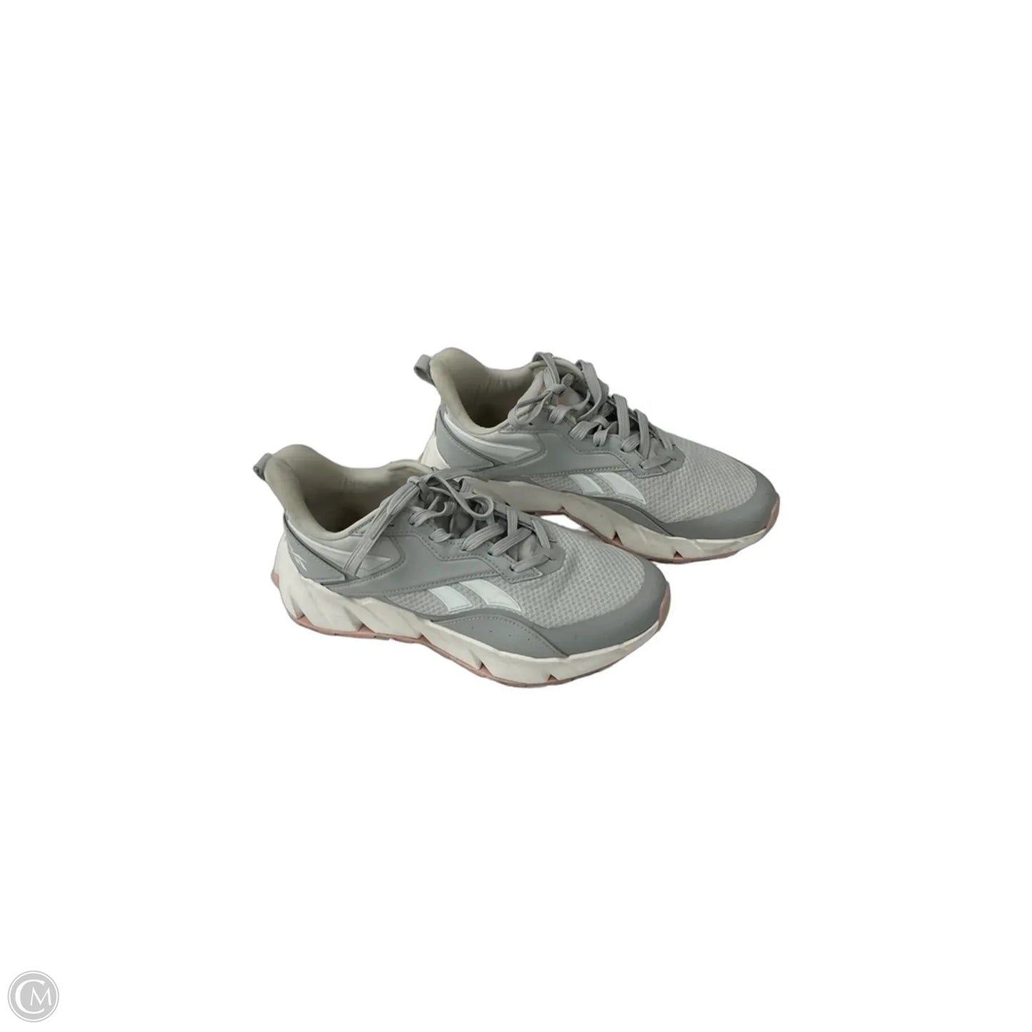 Shoes Athletic By Reebok In Grey & White, Size: 10