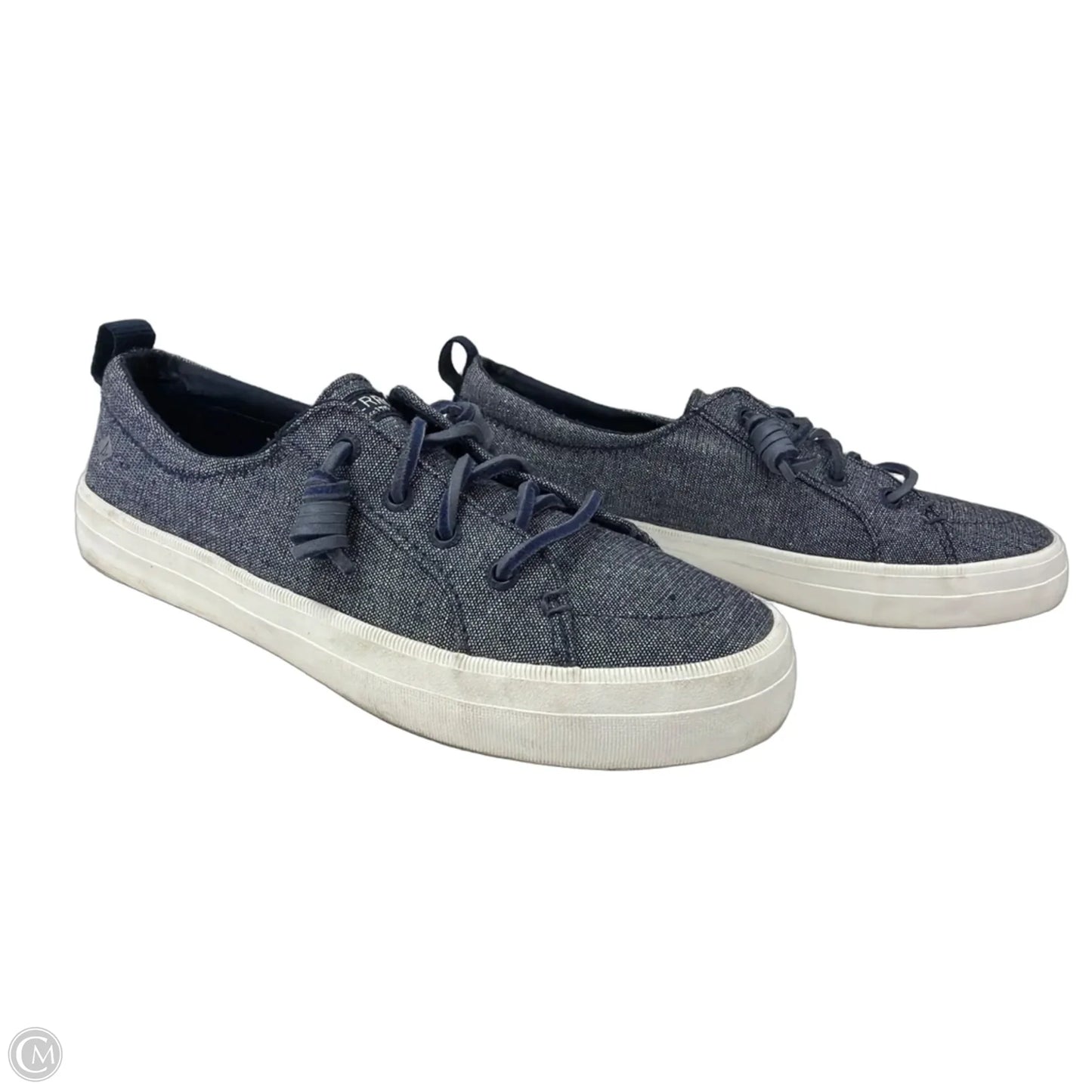 Shoes Sneakers By Sperry In Blue Denim, Size: 7