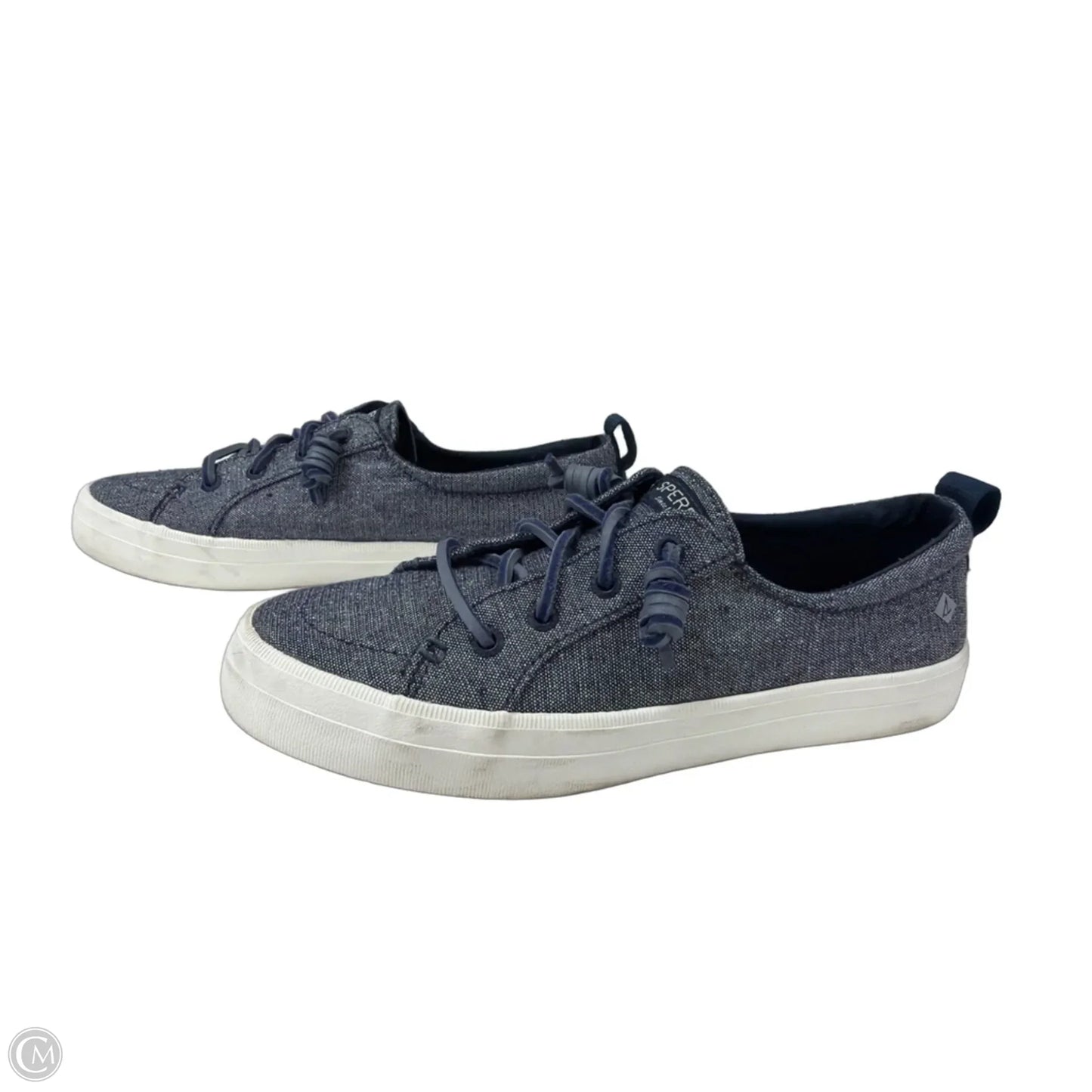 Shoes Sneakers By Sperry In Blue Denim, Size: 7