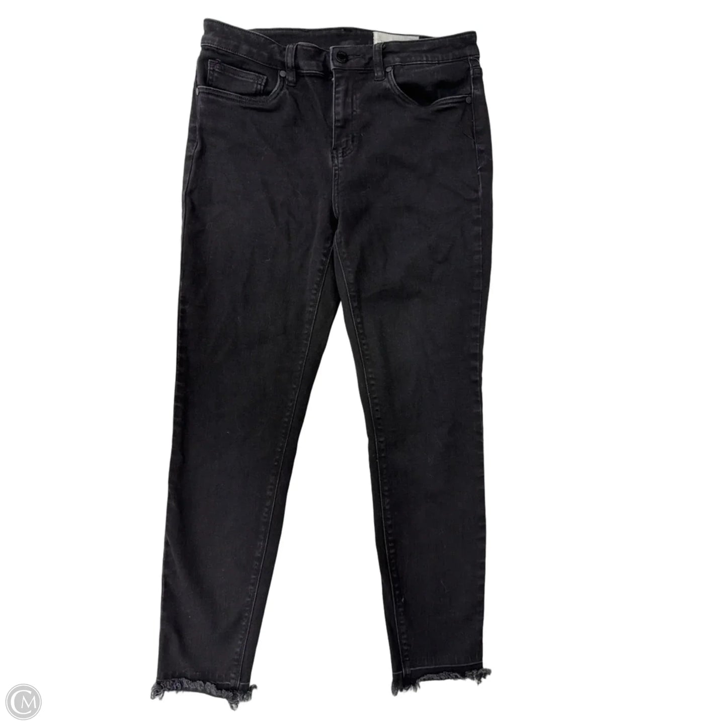 Jeans Straight By Vince Camuto In Black Denim, Size: 8