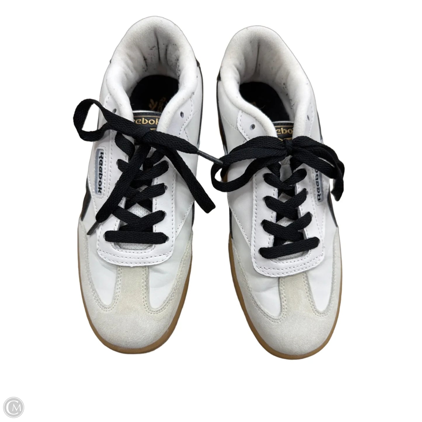 Shoes Athletic By Reebok In Black & White, Size: 7