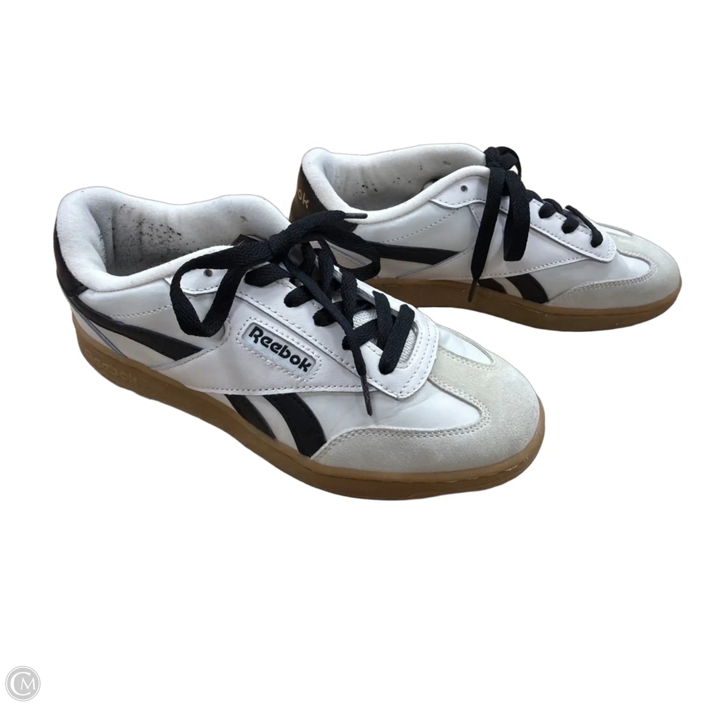 Shoes Athletic By Reebok In Black & White, Size: 7