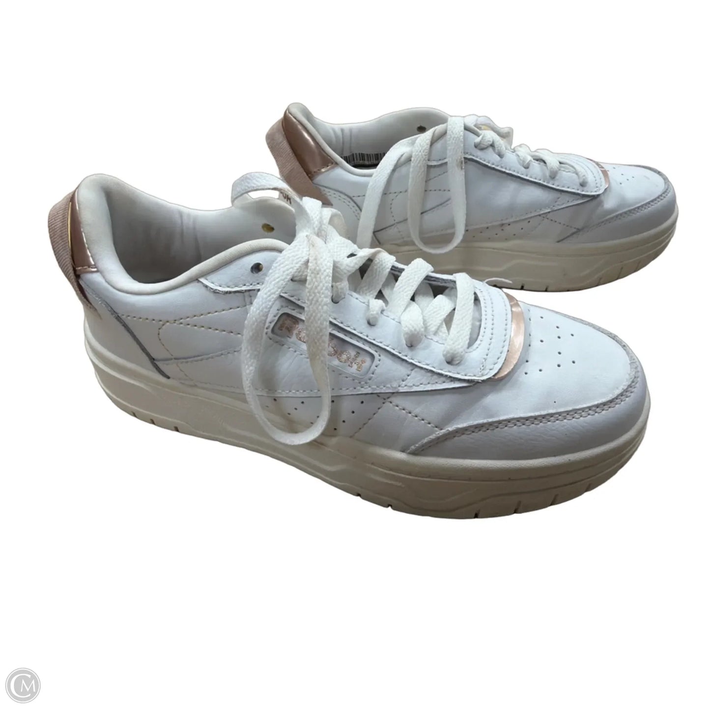 Shoes Athletic By Reebok In White, Size: 7