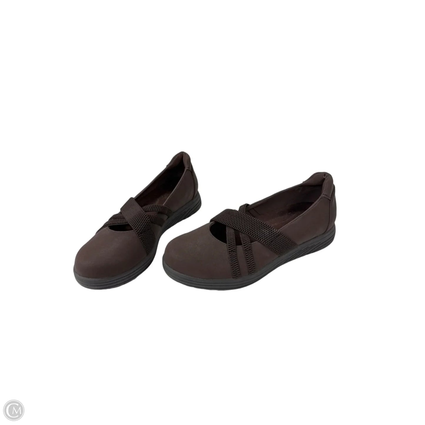 Shoes Flats By Easy Street In Brown, Size: 8
