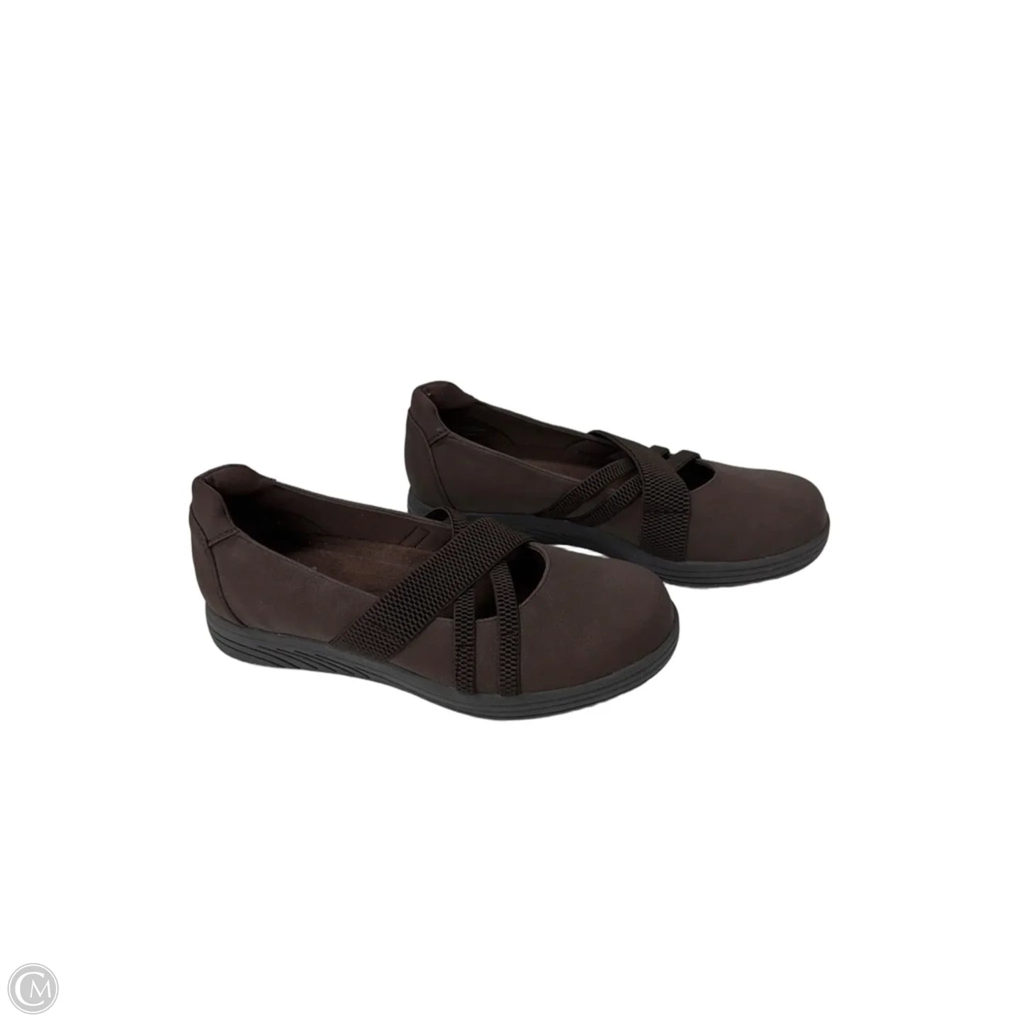 Shoes Flats By Easy Street In Brown, Size: 8