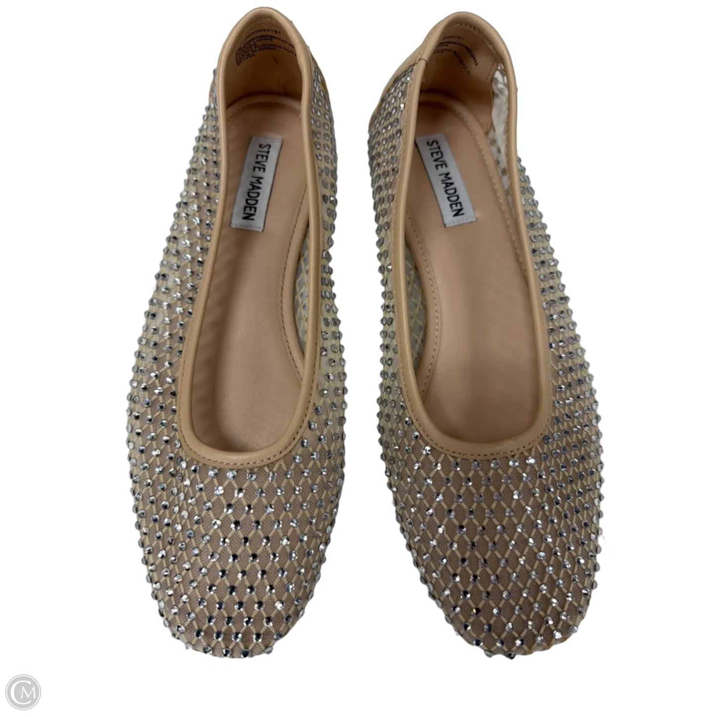Shoes Flats By Steve Madden In Cream & Silver, Size: 9