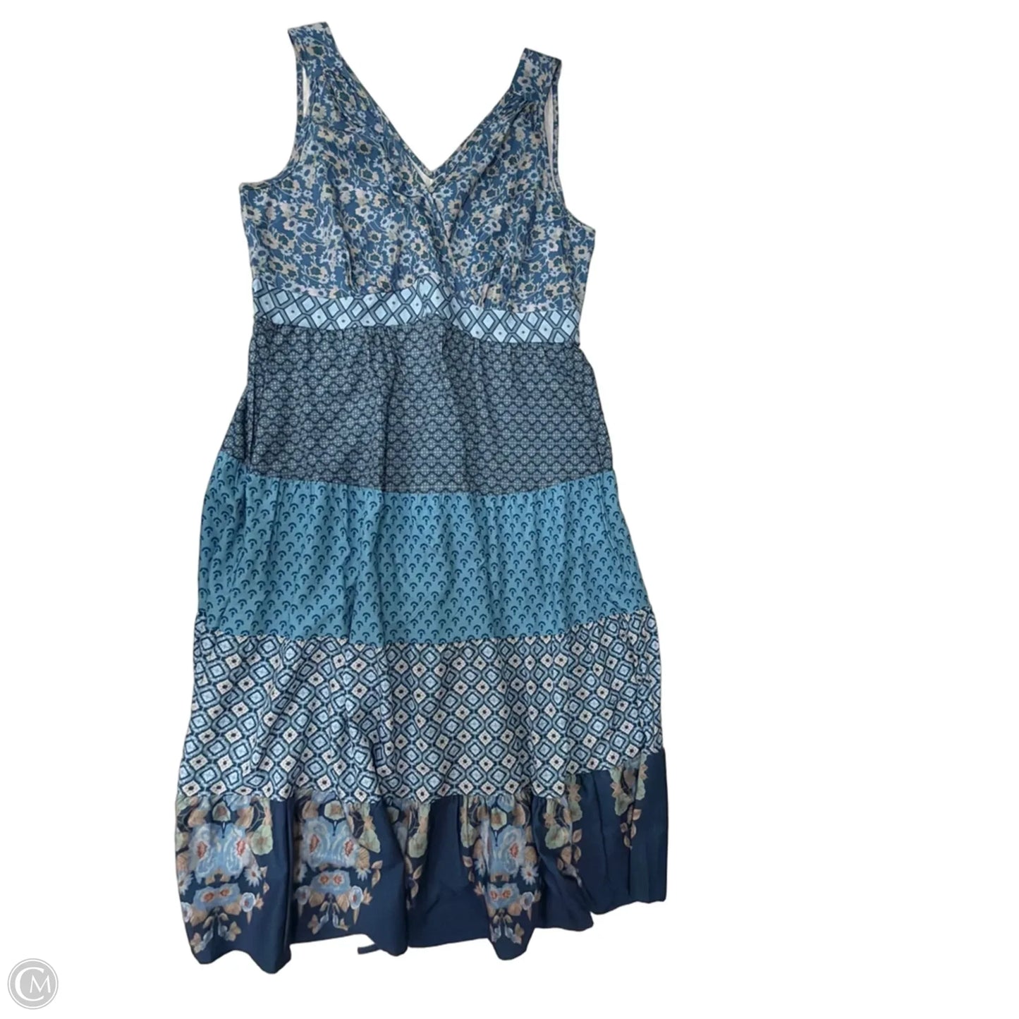 Dress Casual Maxi By Bloomchic In Blue, Size: Xl