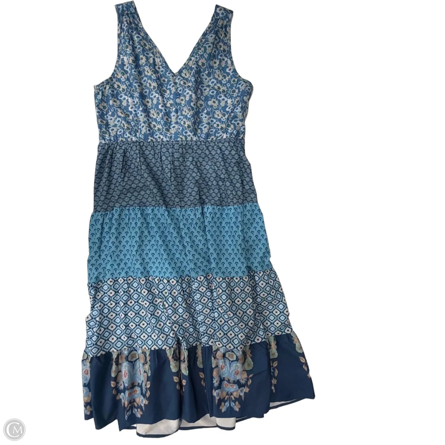 Dress Casual Maxi By Bloomchic In Blue, Size: Xl