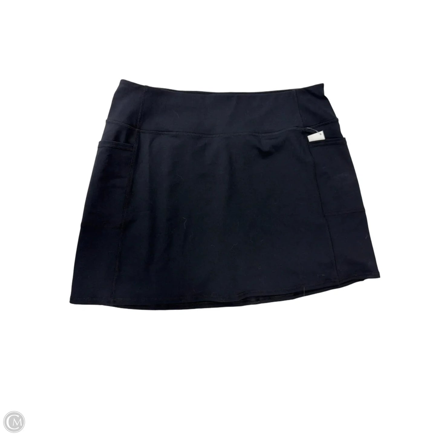 Athletic Skort By Skechers In Black, Size: Xl
