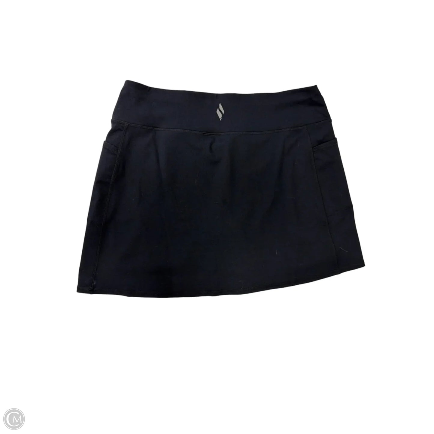 Athletic Skort By Skechers In Black, Size: Xl