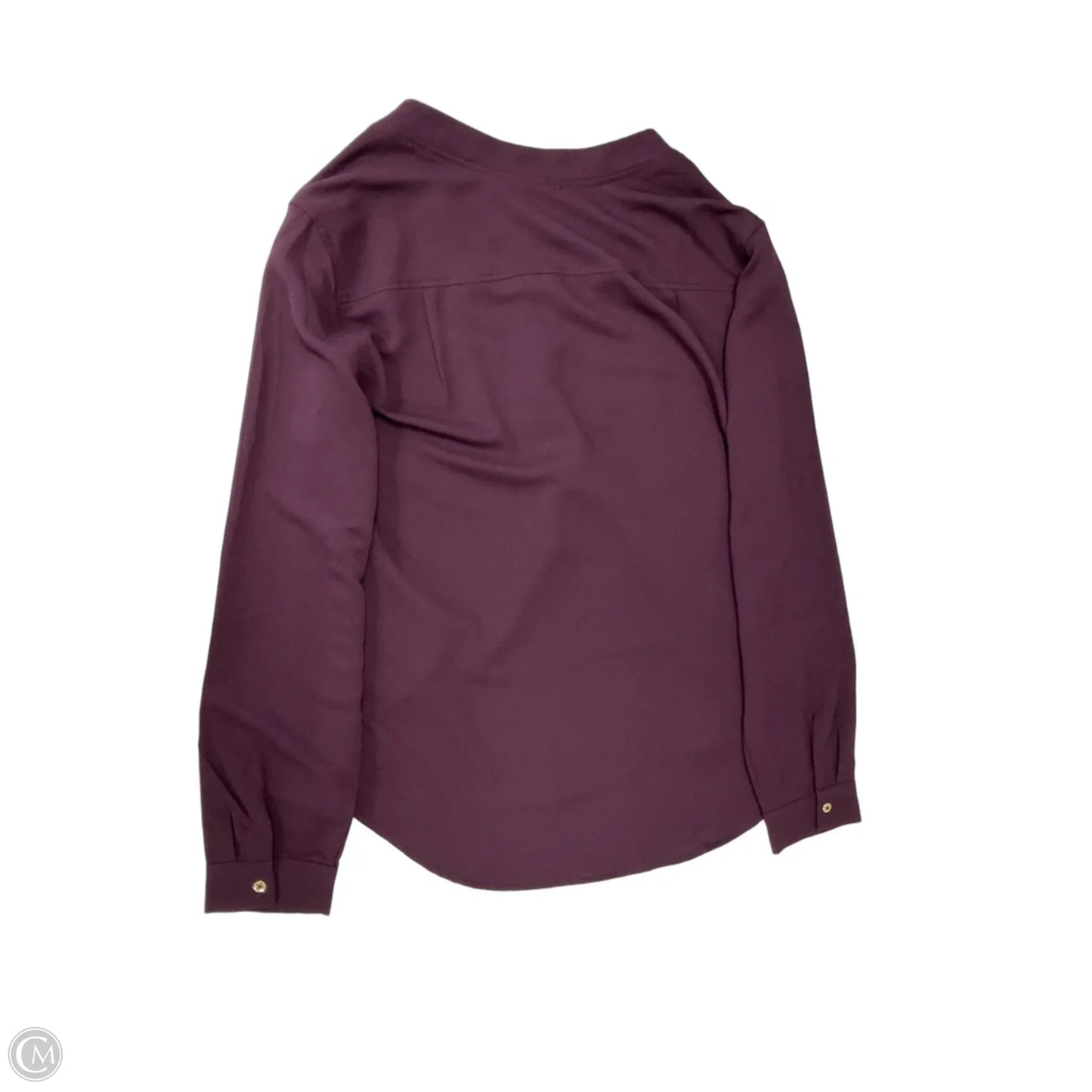 Top Long Sleeve By Nine West In Purple, Size: M