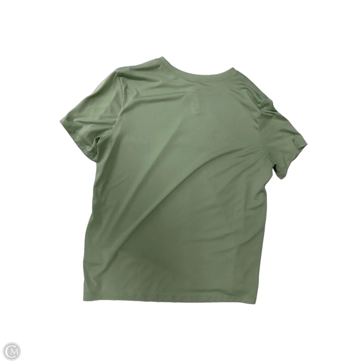 Athletic Top Short Sleeve By Nike Apparel In Green, Size: M