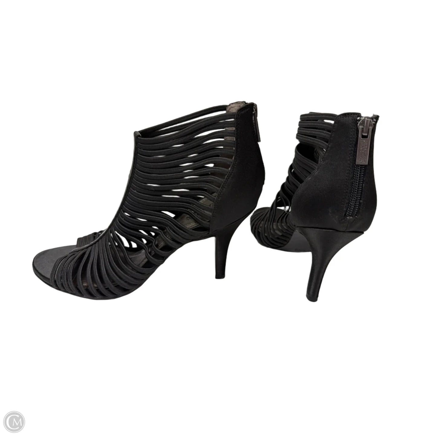 Sandals Heels Stiletto By Kenneth Cole Reaction In Black, Size: 9.5