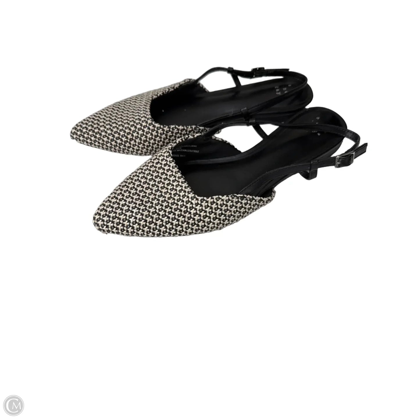 Sandals Flats By A New Day In Black & White, Size: 8