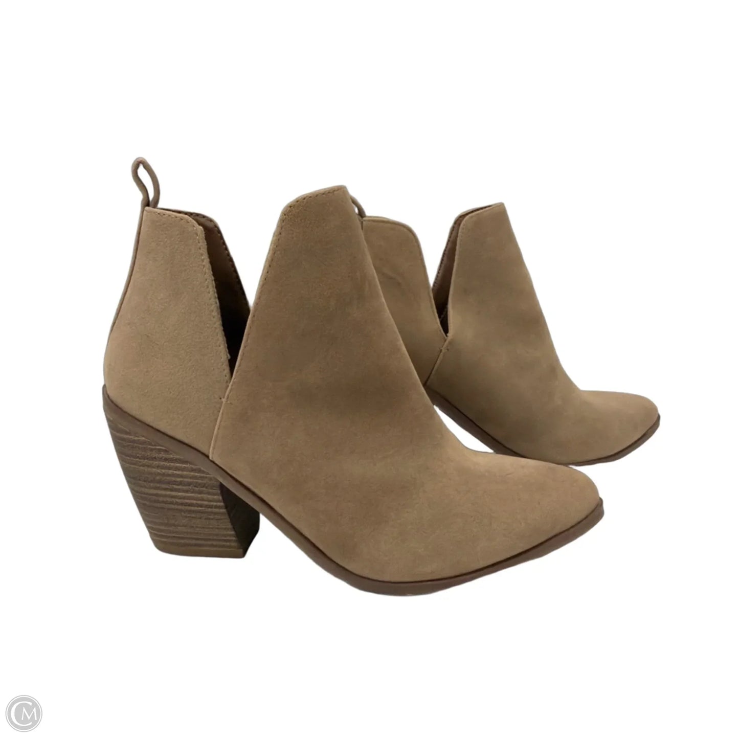 Boots Ankle Heels By Universal Thread In Brown, Size: 7.5