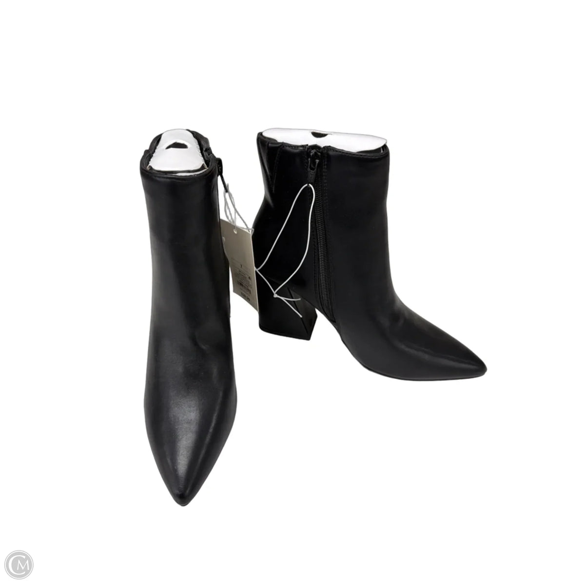 Boots Ankle Heels By A New Day In Black, Size: 7