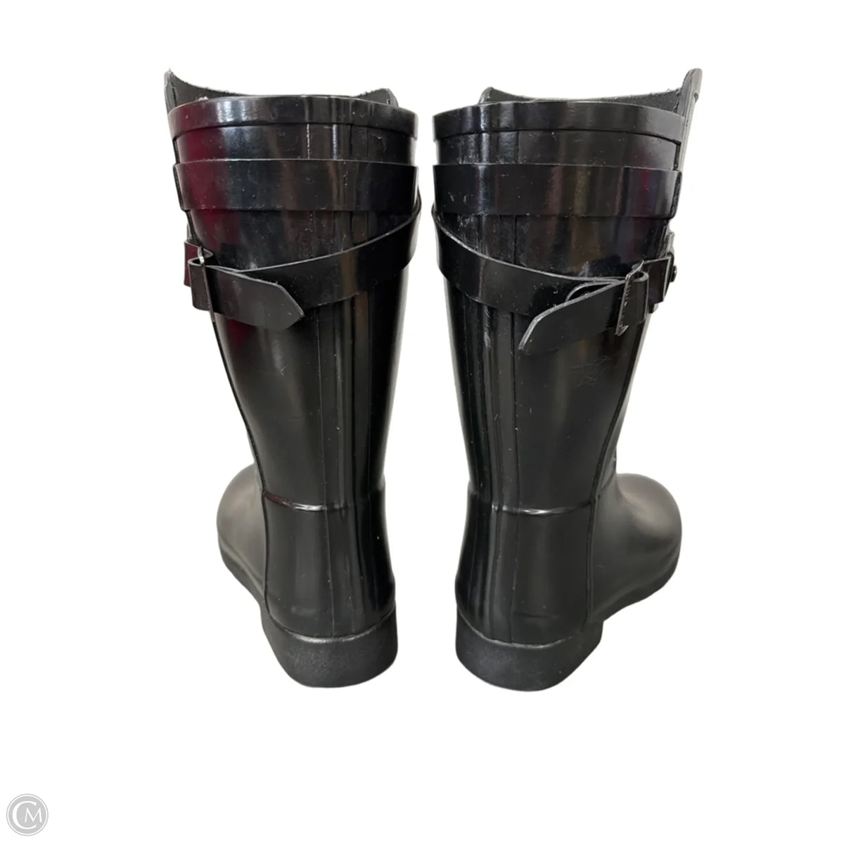 Boots Designer By Hunter In Black, Size: 7