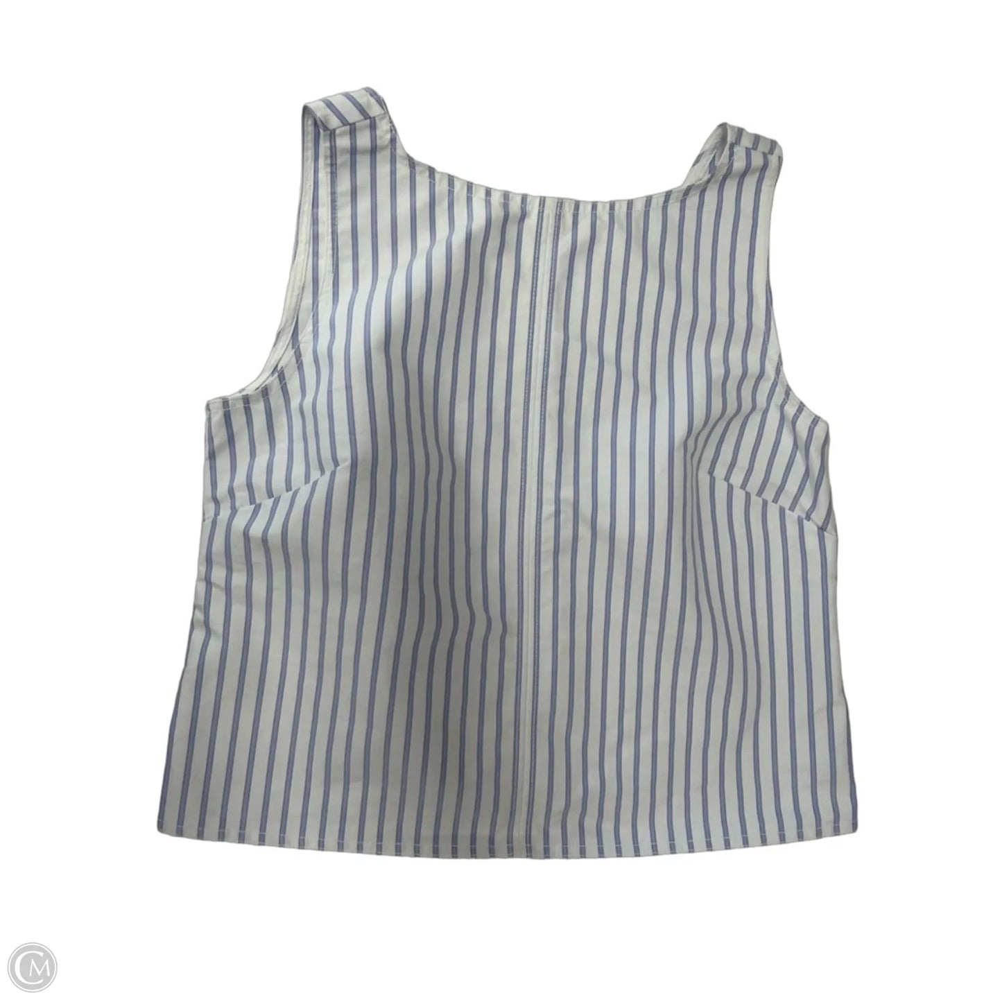 Top Sleeveless By J. Crew In Striped Pattern, Size: M