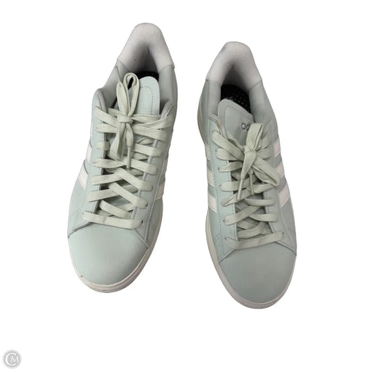 Shoes Athletic By Adidas In Cream & Green, Size: 9