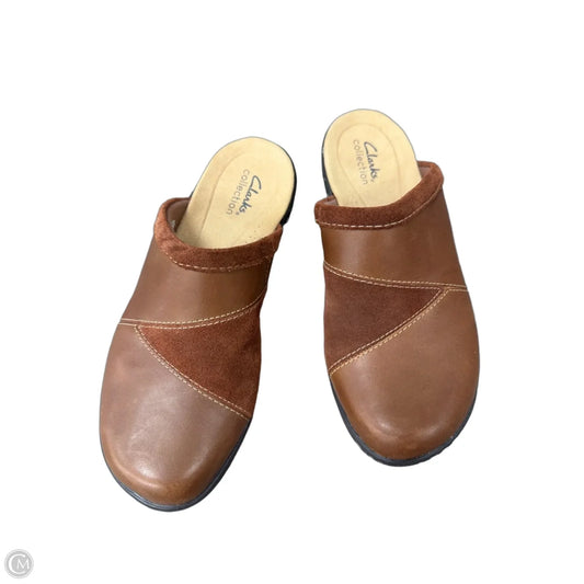 Shoes Flats By Clarks In Brown, Size: 7.5