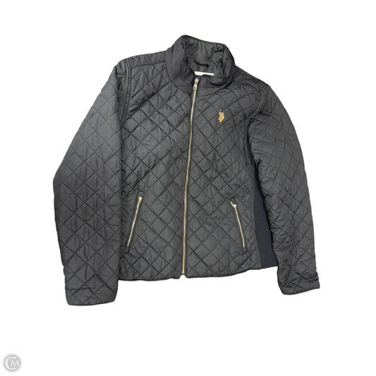 Jacket Puffer & Quilted By Us Polo Assoc In Black, Size: Xl