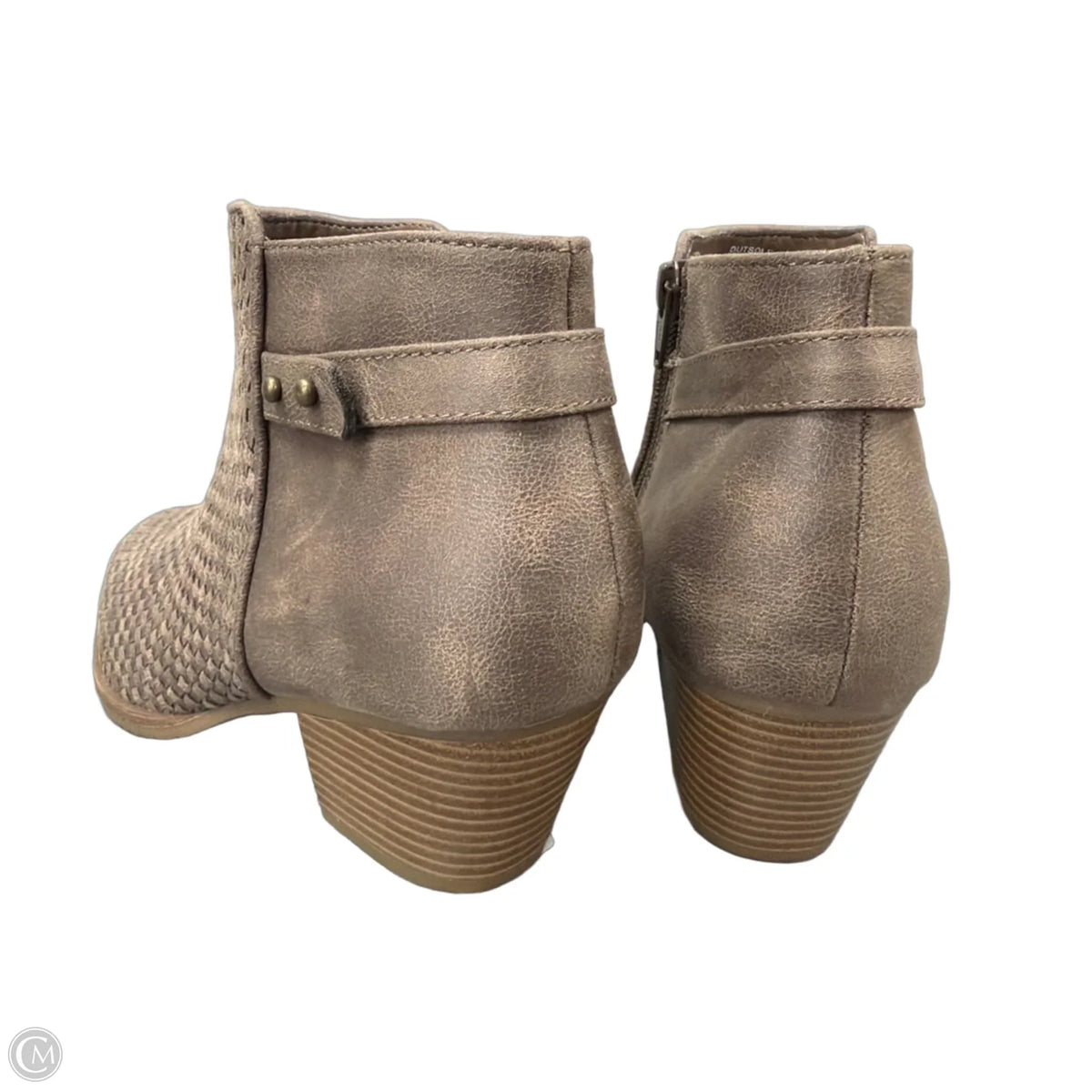 Boots Ankle Flats By Sonoma In Brown, Size: 10