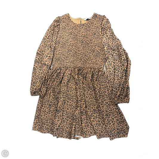 Dress Casual Midi By American Eagle In Animal Print, Size: M