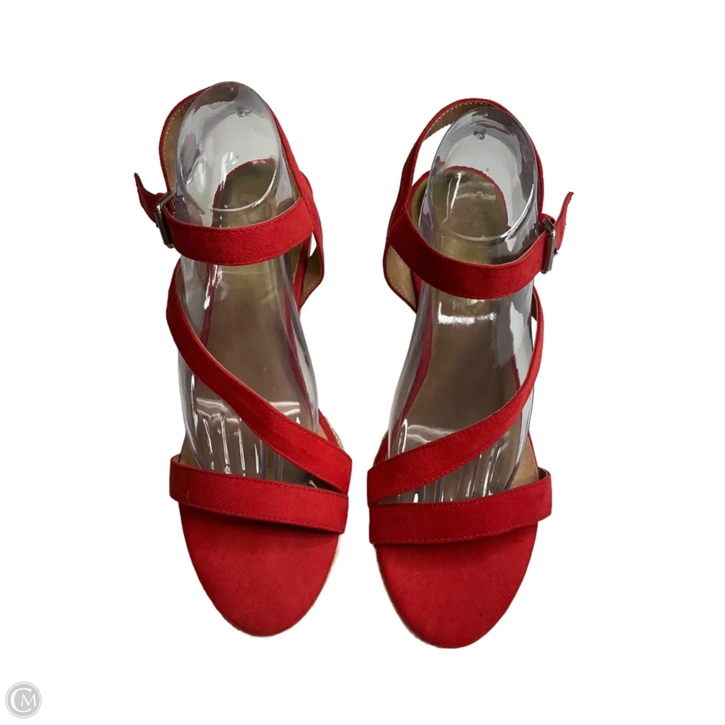 Sandals Heels Wedge By Dolce Vita In Orange, Size: 11