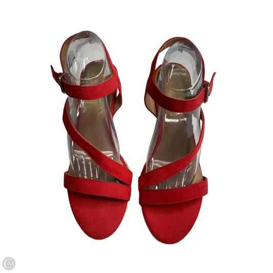 Sandals Heels Wedge By Dolce Vita In Orange, Size: 11