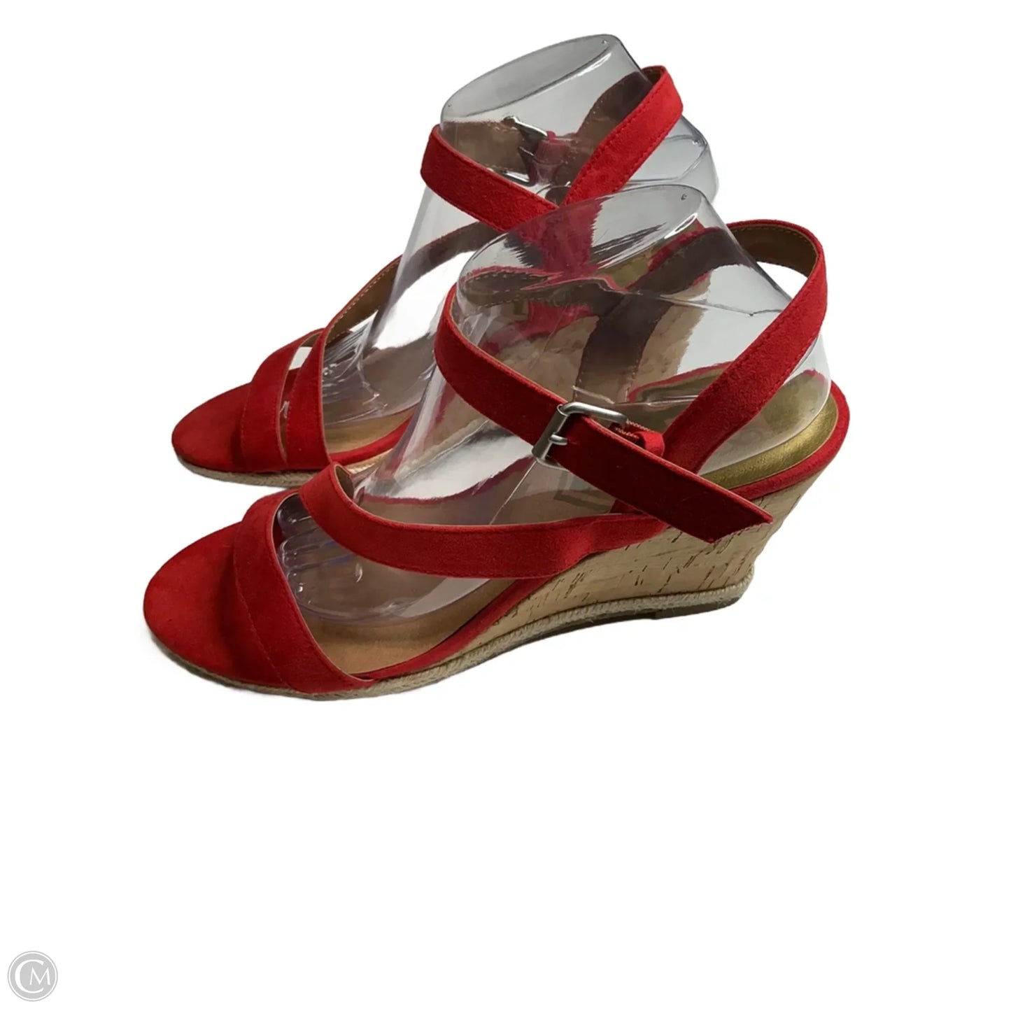 Sandals Heels Wedge By Dolce Vita In Orange, Size: 11