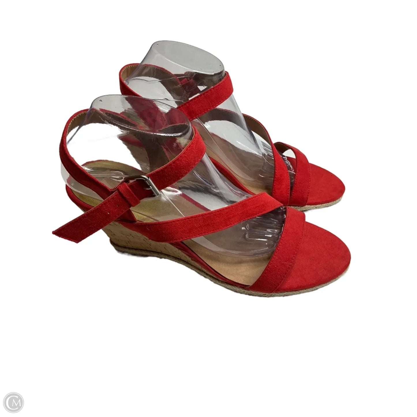 Sandals Heels Wedge By Dolce Vita In Orange, Size: 11