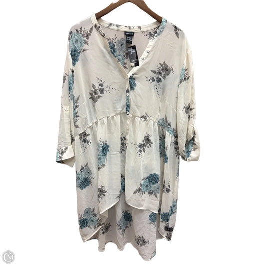 Top Long Sleeve By Torrid In Floral Print, Size: 3x
