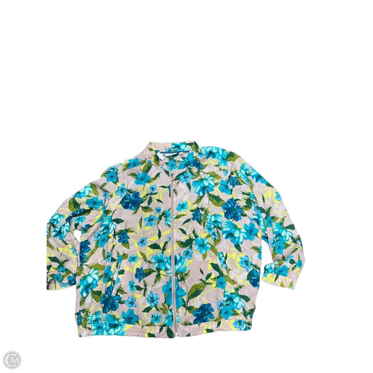 Jacket Other By Susan Graver In Floral Print, Size: 3x